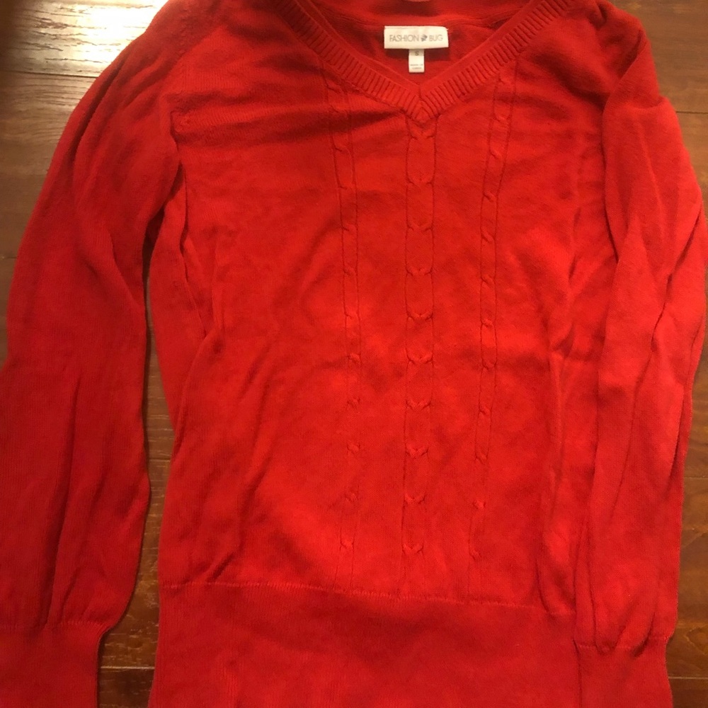 Red sweater